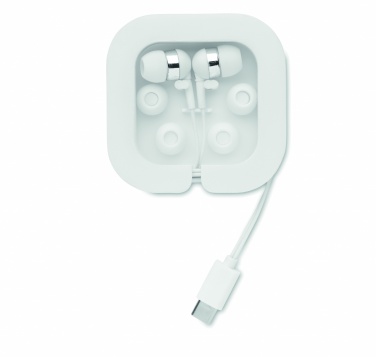 Logotrade advertising product image of: Ear phones with silicone covers