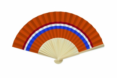 Logo trade promotional giveaway photo of: Manual fan flag design