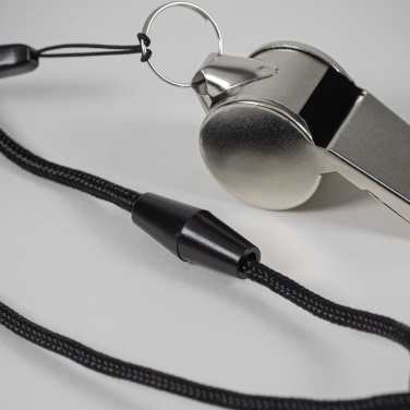 Logo trade promotional giveaway photo of: Metal whistle