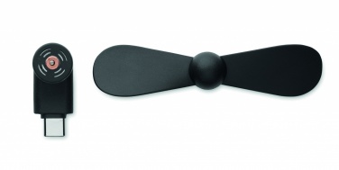 Logo trade corporate gifts image of: Portable USB-C fan