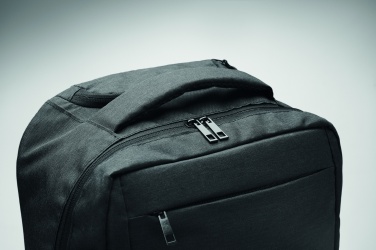 Logo trade promotional gifts picture of: A portable backpack trolley with wheels, made of 600D RPET polyester