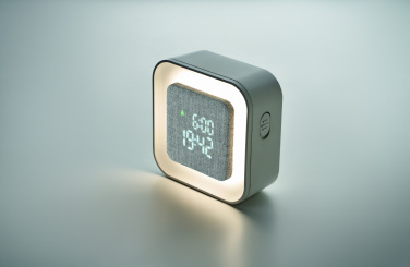 Logo trade promotional items image of: Recycled ABS/RPET alarm clock Stuttgart