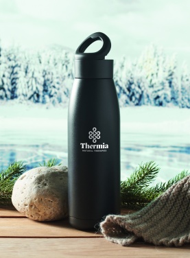 Logo trade corporate gifts image of: Heat-cool double wall bottle