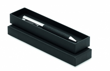 Logo trade promotional items image of: Metal twist ball pen in box