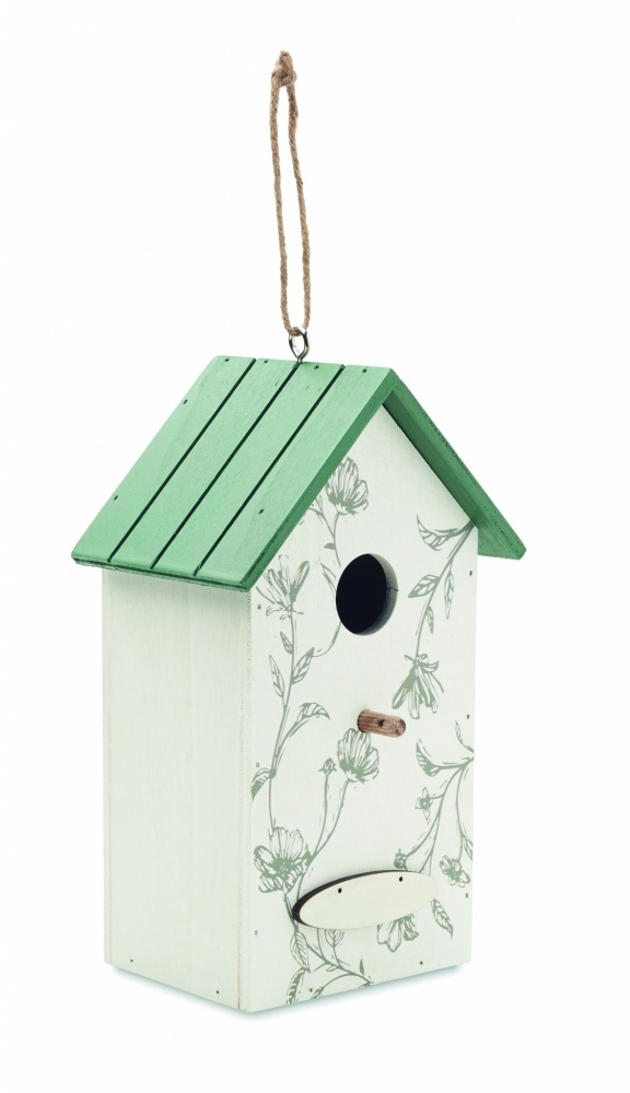 Logo trade business gifts image of: Bird house in plywood