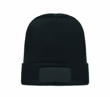 Logo trade promotional item photo of: Unisex beanie RPET polyester