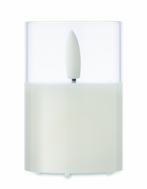 Logo trade promotional products image of: LED wax candle in glass holder