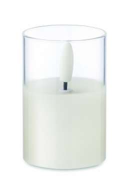Logotrade promotional gift picture of: LED wax candle in glass holder