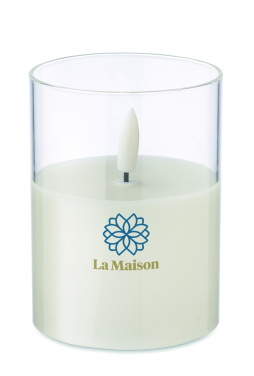 Logotrade promotional item picture of: LED wax candle in glass holder