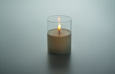 Logotrade promotional merchandise photo of: LED wax candle in glass holder