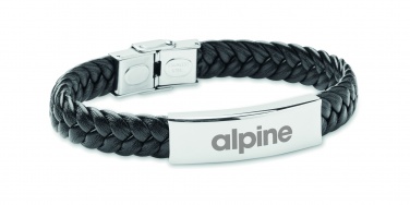 Logotrade promotional gift image of: Braided faux leather bracelet