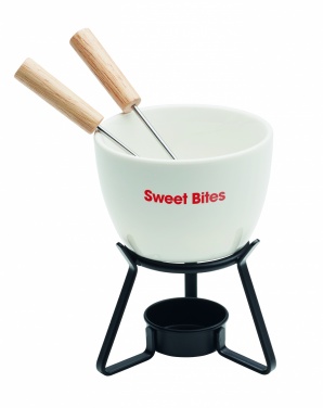 Logotrade business gift image of: Ceramic fondue set 240 ml