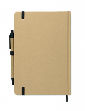 Logo trade corporate gifts image of: A5 notebook in recycled carton
