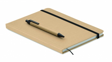 Logo trade corporate gift photo of: Caratil A5 notebook in recycled carton