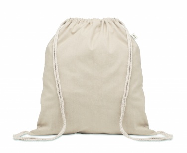 Logotrade promotional merchandise photo of: Recycled cotton drawstring bag