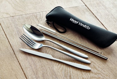 Logotrade promotional products photo of: Cutlery set stainless steel
