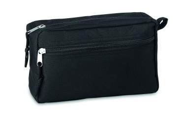 Logo trade promotional giveaways picture of: 600D RPET toilet bag