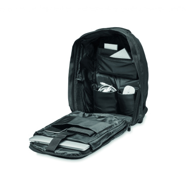 Logo trade promotional merchandise image of: 600D RPET backpack