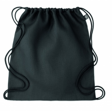 Logotrade advertising product image of: Hemp drawstring bag 200 gr/m²