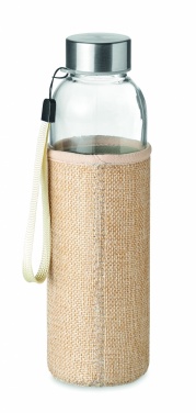 Logo trade advertising products picture of: Glass bottle in pouch 500ml