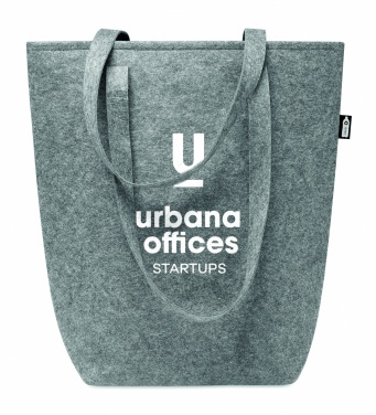 Logo trade promotional item photo of: RPET felt shopping bag
