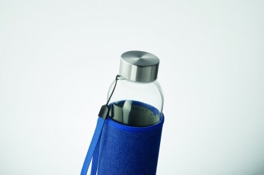 Logotrade promotional products photo of: Glass bottle in pouch 500 ml