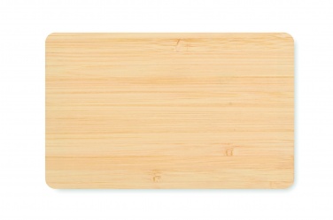 Logo trade promotional giveaway photo of: RFID card in bamboo material