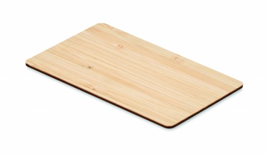 Logo trade advertising products picture of: RFID card in bamboo material