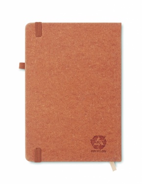 Logo trade advertising products picture of: Recycled Leather A5 notebook