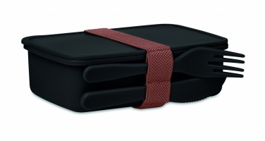 Logo trade advertising products picture of: Lunch box with cutlery