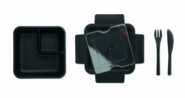 Logo trade promotional giveaway photo of: Lunch box with cutlery 600ml