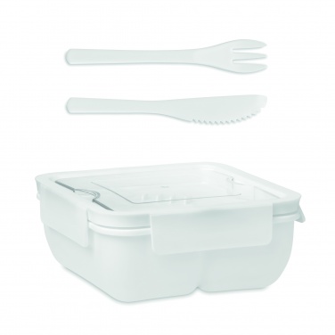 Logotrade promotional products photo of: Lunch box with cutlery 600ml