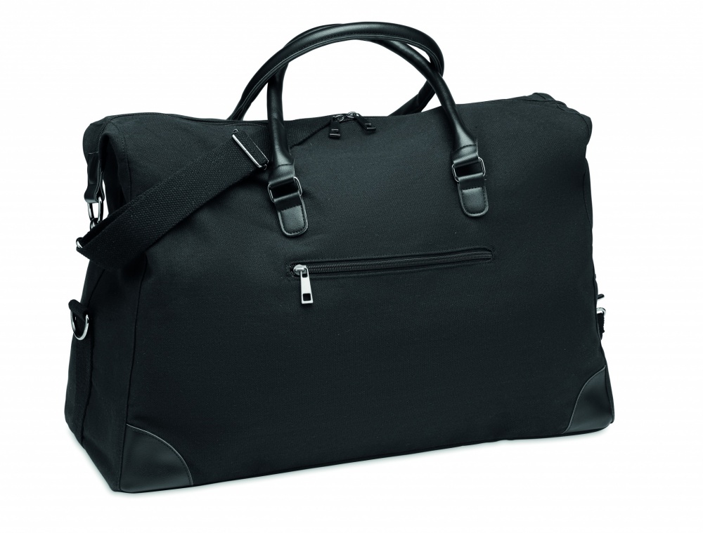 Logo trade promotional products image of: Weekend bag in canvas 340gr/m²