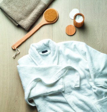 Logotrade advertising products photo of: Bathrobe organic cotton XL/XXL