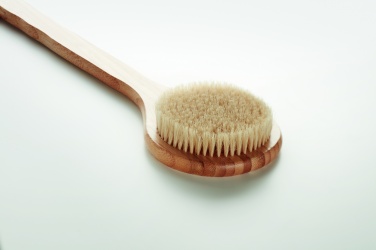 Logo trade promotional giveaways picture of: Bamboo bath brush