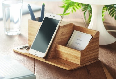 Logo trade promotional products picture of: Desktop wireless charger  10W GROOVY