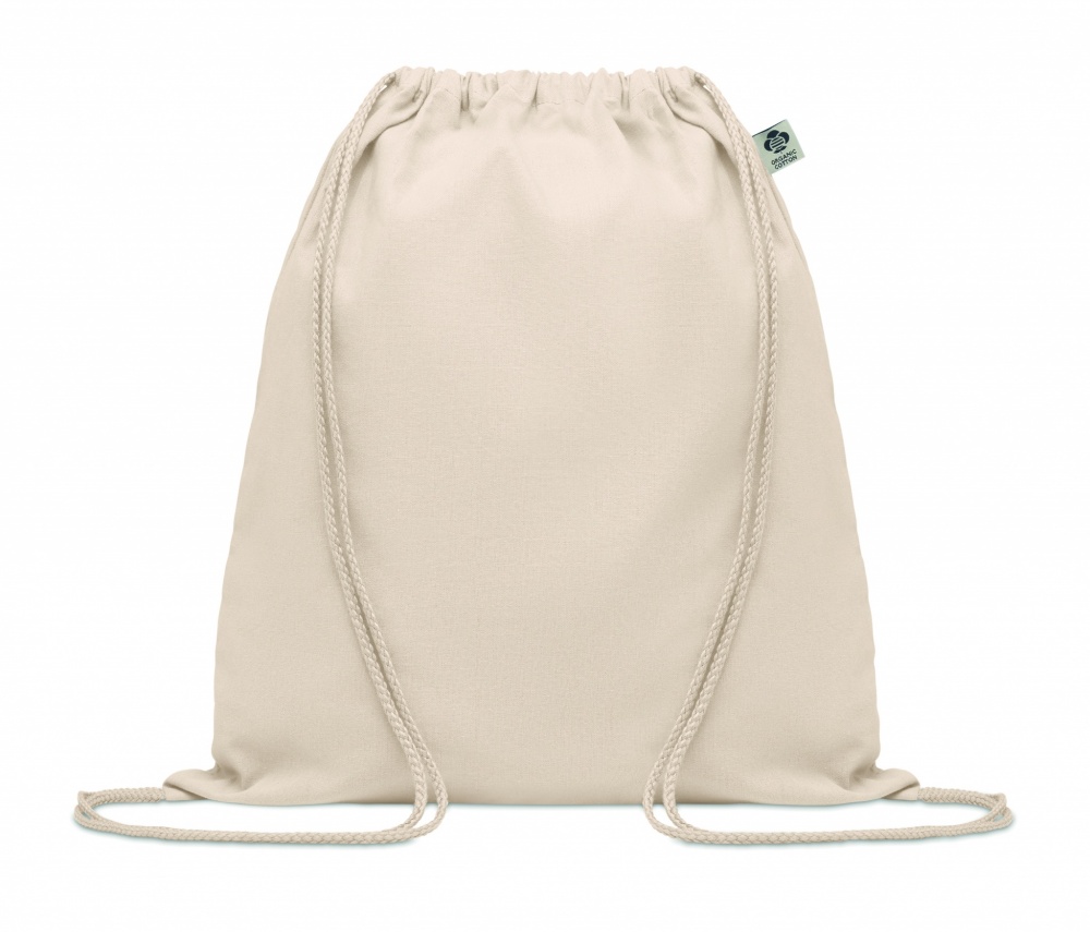 Logotrade promotional merchandise picture of: Organic cotton drawstring bag