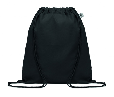 Logo trade promotional product photo of: Organic cotton drawstring bag