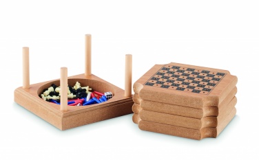 Logo trade promotional merchandise photo of: 4-piece coaster game set