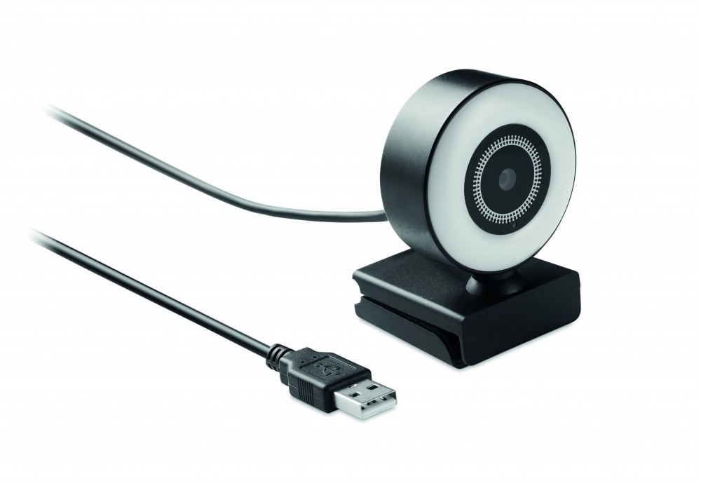 Logotrade corporate gift image of: 1080P HD webcam and ring light