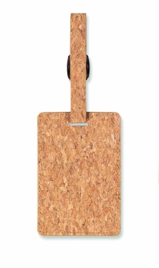 Logo trade promotional gift photo of: Cork luggage tag