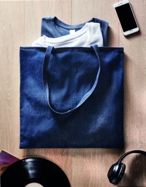 Logotrade promotional item image of: Recycled denim shopping bag