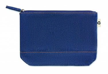 Logotrade promotional giveaways photo of: Recycled denim cosmetic pouch