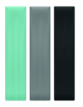 Logo trade corporate gifts picture of: Set of 3 fitness bands in pouch
