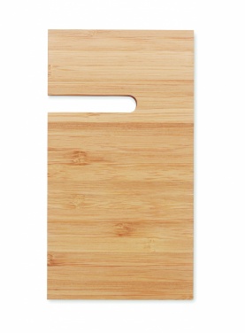 Logo trade promotional items picture of: Bamboo desk phone stand