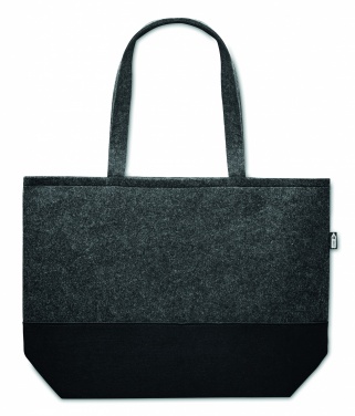 Logo trade promotional item photo of: RPET felt shopping bag