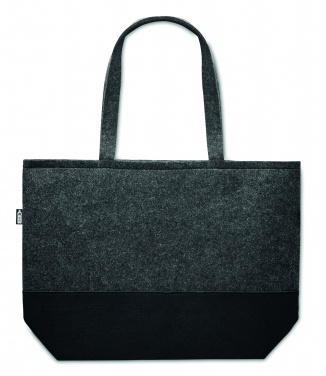 Logotrade promotional merchandise picture of: RPET felt shopping bag