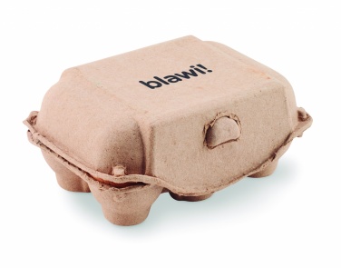 Logotrade promotional product picture of: 6 chalk eggs in box