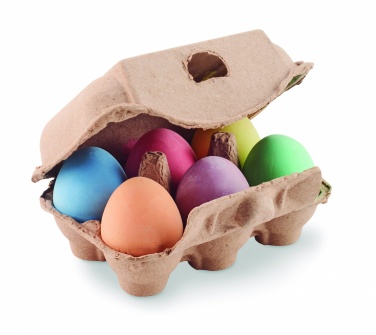 Logotrade corporate gift image of: 6 chalk eggs in box