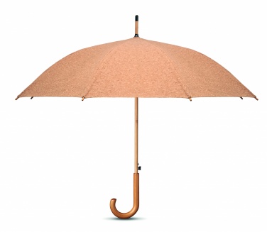 Logo trade promotional product photo of: 25 inch cork umbrella